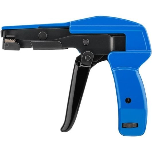 Pistola de bridas Goobay 77116 profesional negra azul corte 2,2-4,8 mm