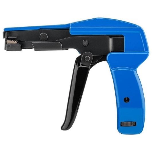 Pistola de bridas Goobay 77116 profesional negra azul corte 2,2-4,8 mm