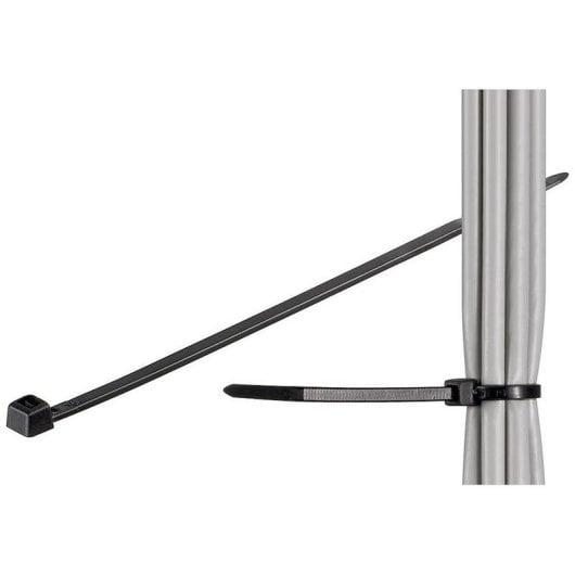 Brida para cables Goobay 17072 negra nylon 300 mm x 3,5 mm resistente