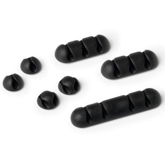 Kabelorganizer Durable Cavoline Clip Mix 5041-37 7-teilig Schwarz Plastik