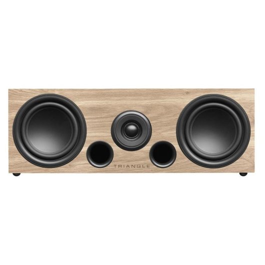 Enceintes TRIANGLE Central Filaire 60 W Bass Reflex finition chêne clair