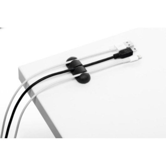 Organizador de Cabos Durable Cavoline Clip 3 Plástico Preto para Secretária