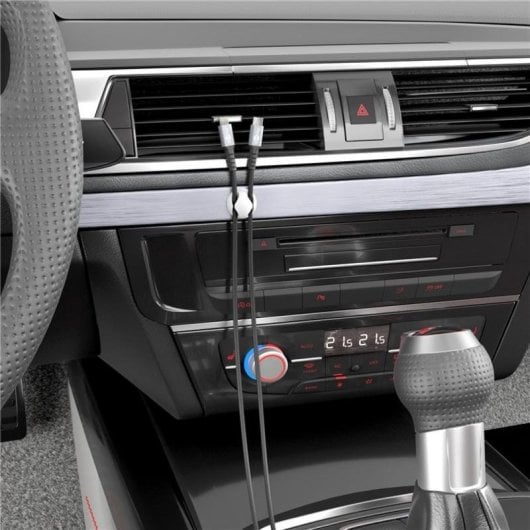 Kabelclip Goobay 70681 Weiß selbstklebend 5 Stück Set