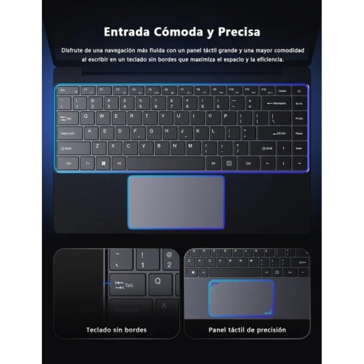 Portátil Chuwi Corebook 14" Intel Core i3-10100Y 8 GB 256 GB SSD Gráficos Integrados Windows 11