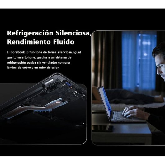 Portátil Chuwi Corebook 14" Intel Core i3-10100Y 8 GB 256 GB SSD Gráficos Integrados Windows 11