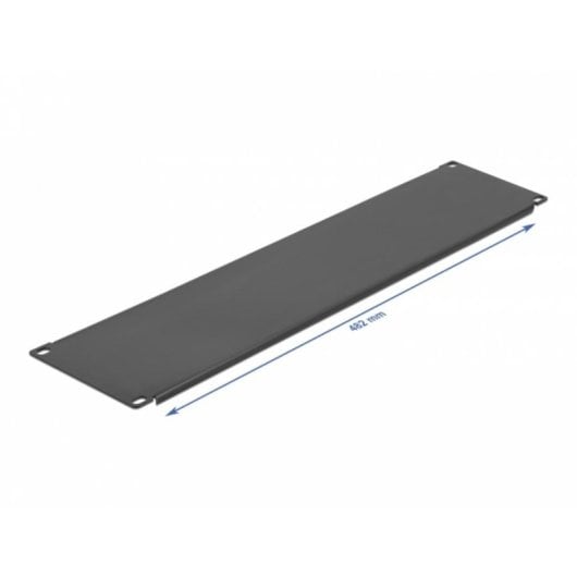 Pannello cieco DeLock 66664 3U 19" metallo nero per rack