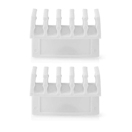 Clip organiseur de câbles NEDIS CMGC21052WT 5 fentes jusqu'à 7,1 mm Blanc