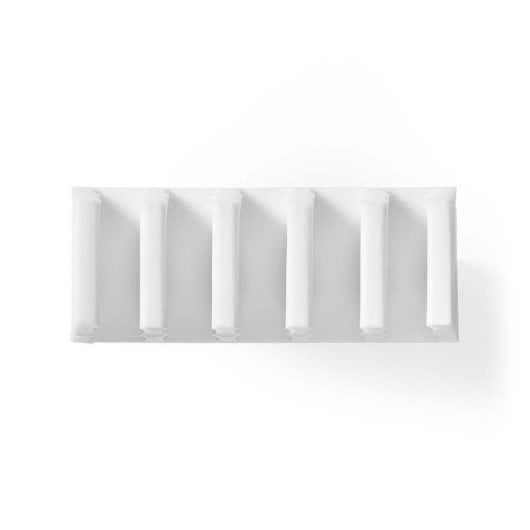 Clip organiseur de câbles NEDIS CMGC21052WT 5 fentes jusqu'à 7,1 mm Blanc