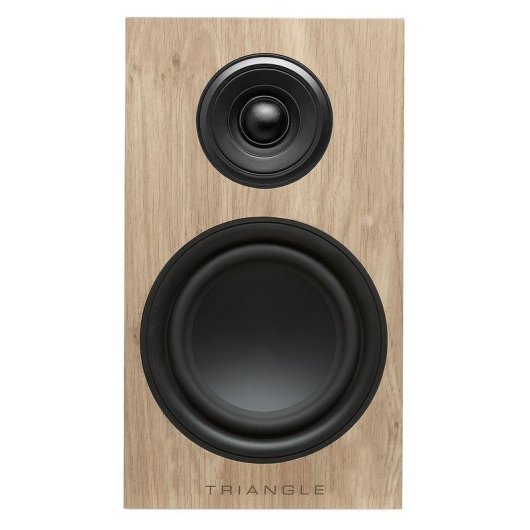 Enceintes Triangle Bibliothèque Filaires 50W Bass Reflex finition chêne clair
