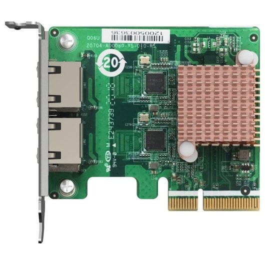 Tarjeta de Red QNAP QXG-2G2T-I225 PCI Express 2.5GbE Dual Port Low Profile