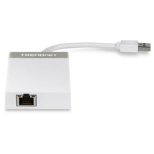 Adattatore TRENDnet TU3-ETGH3 USB 3.0 Gigabit Ethernet con Hub 4 porte USB