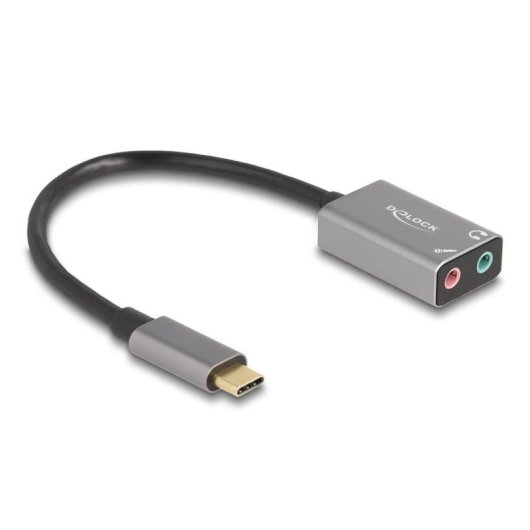 Soundkarte DeLock 67071 USB-C 16 bit Aluminium Plug and Play