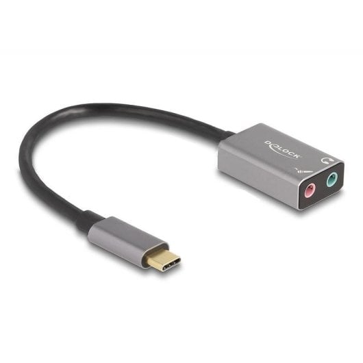 Soundkarte DeLock 67071 USB-C 16 bit Aluminium Plug and Play
