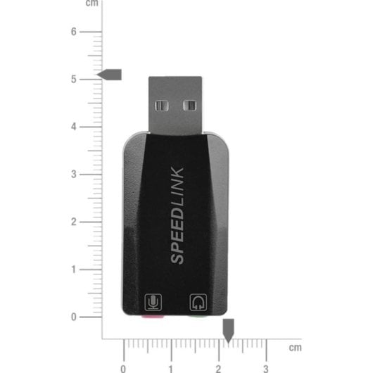 Carte son Speed Link SL-8850-BK-01 Vigo USB stéréo portable
