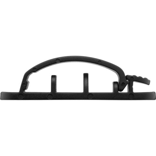 Clip organizador de cables Goobay 70685 negro set 3 autoadhesivo