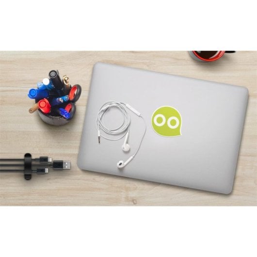 Clip organizador de cables Goobay 70685 negro set 3 autoadhesivo