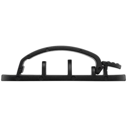 Clip organizador de cables Goobay 70685 negro set 3 autoadhesivo