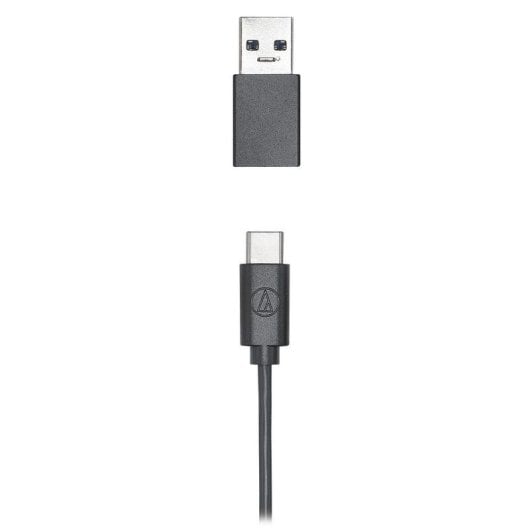 Cable adaptador Audio-Technica ATR2X-USB 3,5 mm a USB C negro