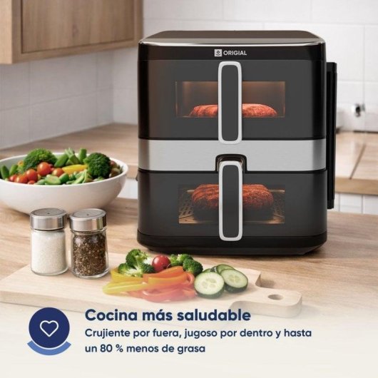 Friteuse sans Huile Origial Fryfit Tower 12L 2800W avec Wi-Fi