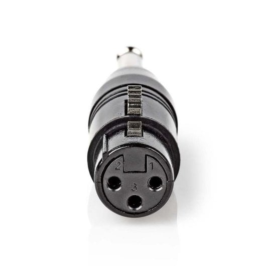 Adaptador Nedis COTP15940BK XLR hembra a Jack 6,35 mm mono negro