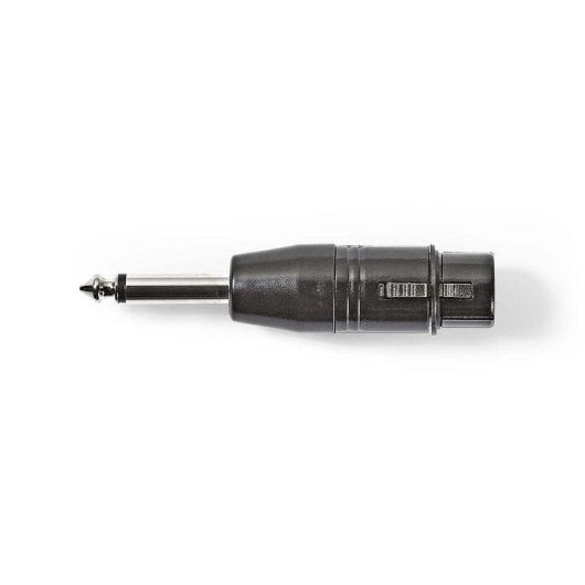 Adaptador Nedis COTP15940BK XLR hembra a Jack 6,35 mm mono negro
