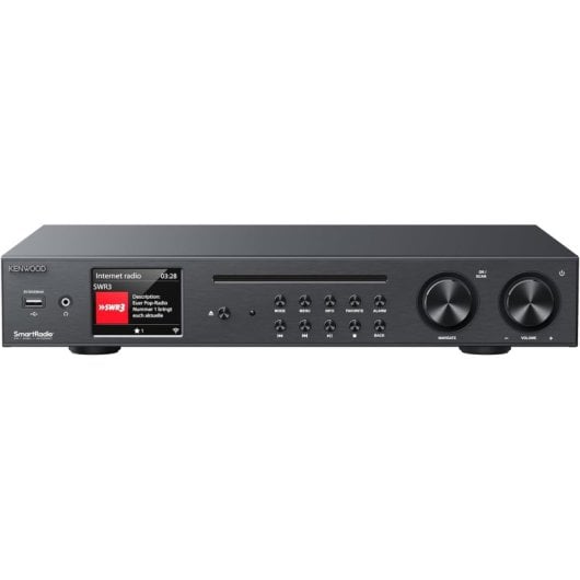 Récepteur AV Kenwood KR-W8000SCD-B 30W RMS Stéréo Wi-Fi Bluetooth CD USB