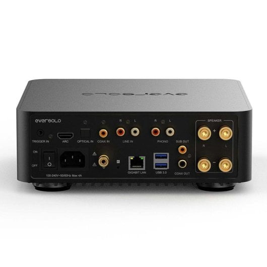 Lecteur réseau audio EverSolo PLAY CD Edition DAC 32 bits Bluetooth écran tactile HDMI ARC