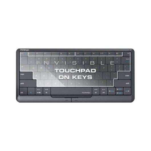 Teclado Prestigio Click Touch 2 inalámbrico compacto Layout español con touchpad integrado