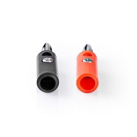 Connecteur NEDIS CAGB26900VA rouge noir jeu de 4 pièces