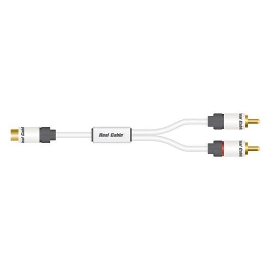 Câble audio Real Cable YRCA-1 0,20 m Duplicateur RCA haute qualité