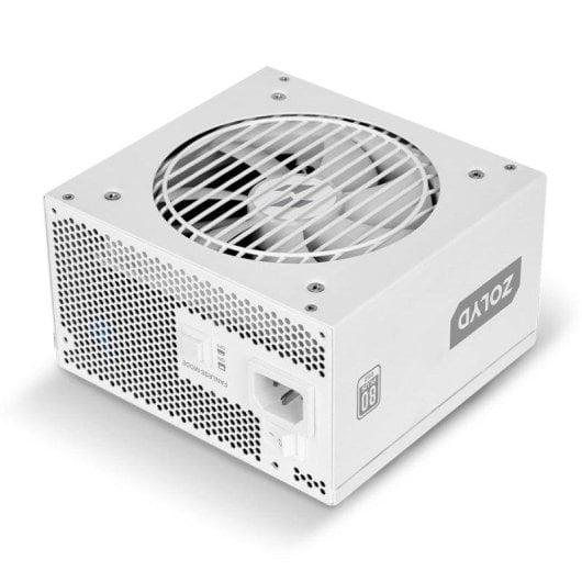 Fuente de Alimentación Zolyd GM850 850W Certificación 80 Plus Gold Modular Blanca