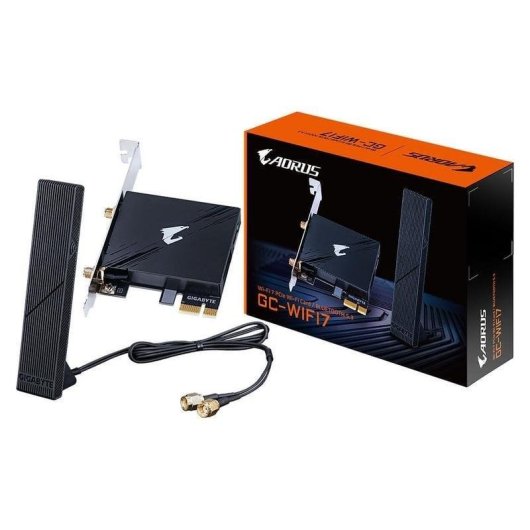 Tarjeta de Red Gigabyte GC-WIFI7 PCI Express 5800 Mbit/s Wi-Fi 7 Bluetooth 5.3