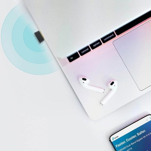 Tarjeta de Rede TP-Link Archer T2UB Nano USB 433 Mbps Dual Band Wi-Fi 5 Bluetooth 4.2