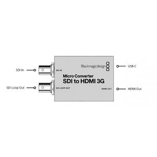 Convertisseur vidéo Blackmagic Design CONVCMIC/SH03G SDI vers HDMI 3G Compact