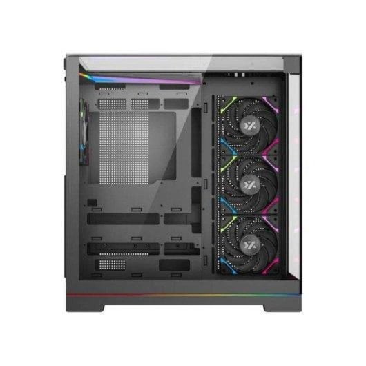Torre XYZ Tesseract A-RGB Black Mid-Tower ATX Vidro Temperado 4x120 mm aRGB