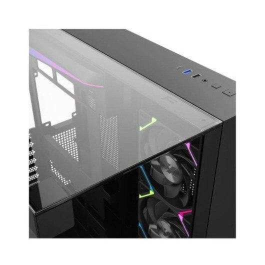 Torre XYZ Tesseract A-RGB Black Mid-Tower ATX Vidro Temperado 4x120 mm aRGB