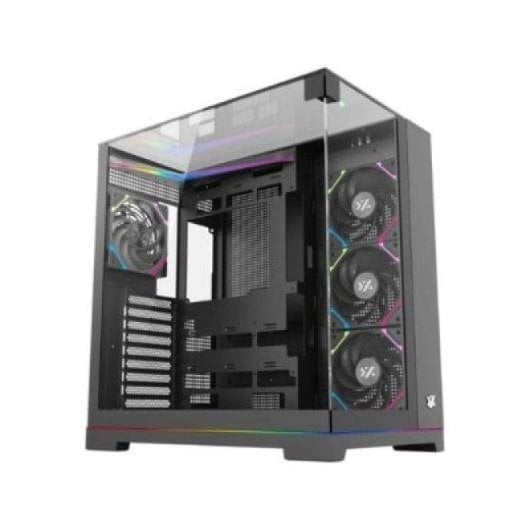 Torre XYZ Tesseract A-RGB Black Mid-Tower ATX Vidro Temperado 4x120 mm aRGB