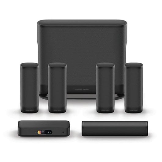 Harman Kardon HKSURROUNDBLKEP Système Home Cinema 370W RMS WiFi Bluetooth Chromecast HDMI ARC