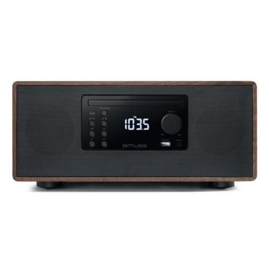 Microchaîne Muse M-692 BTCW 60W RMS Bluetooth NFC USB CD/FM Subwoofer Bois