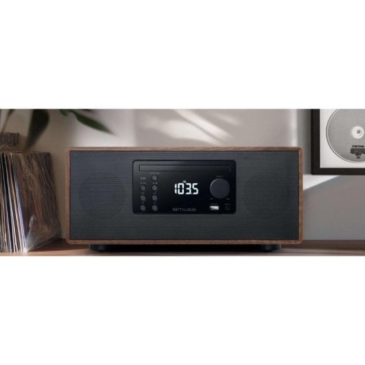 Microchaîne Muse M-692 BTCW 60W RMS Bluetooth NFC USB CD/FM Subwoofer Bois