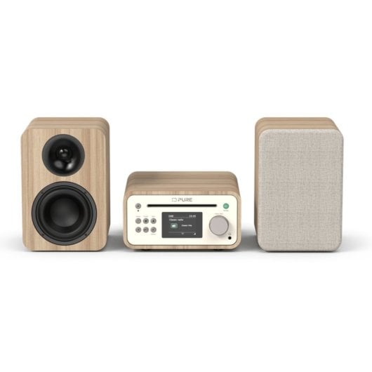 Micro Hifi System PURE Classic Stereo Mini 40W RMS Bluetooth/USB/CD DAB+ Timer