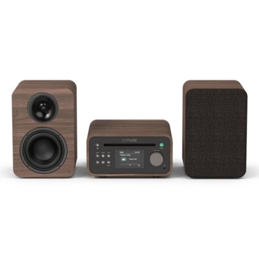 Microchaîne Pure Classic Stereo Mini 40W RMS Bluetooth 5.3 CD FM DAB+ Télécommande