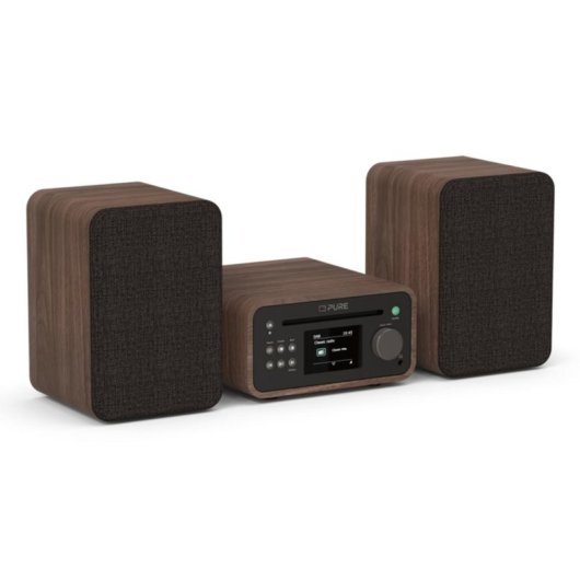 Microchaîne Pure Classic Stereo Mini 40W RMS Bluetooth 5.3 CD FM DAB+ Télécommande