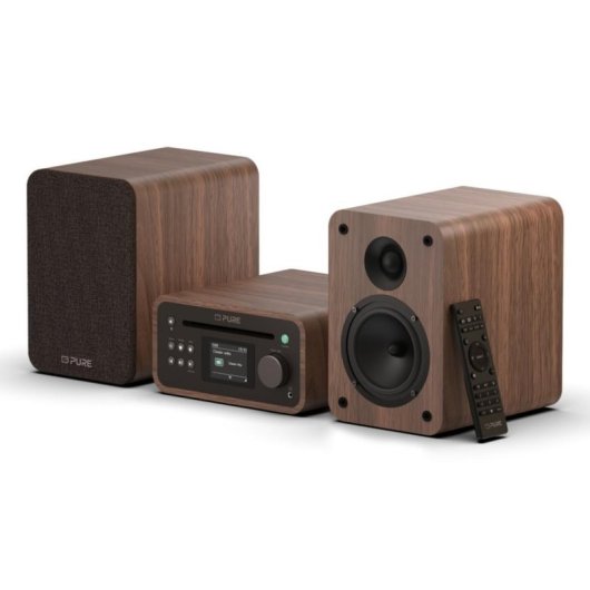 Microchaîne Pure Classic Stereo Mini 40W RMS Bluetooth 5.3 CD FM DAB+ Télécommande