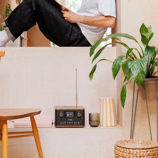 Rádio PURE Classic C-D4 Bluetooth DAB+ FM CD USB 15 W Ecrã TFT Branco