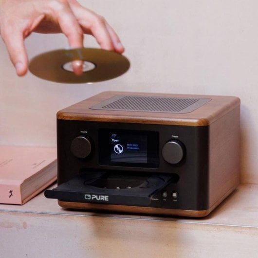 Rádio PURE Classic C-D4 Bluetooth DAB+ FM CD USB 15 W Ecrã TFT Branco