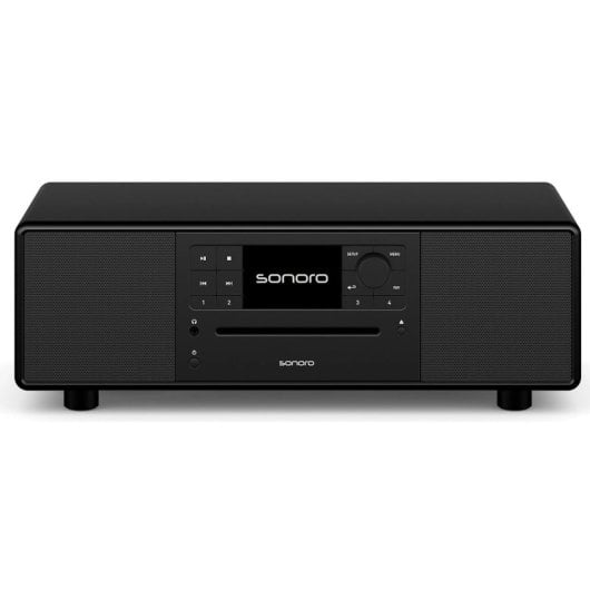 Mini-chaîne Sonoro PRESTIGE 80W RMS Bluetooth WiFi DAB/CD Noir