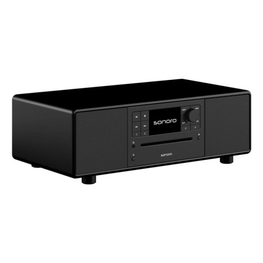 Mini-chaîne Sonoro PRESTIGE 80W RMS Bluetooth WiFi DAB/CD Noir