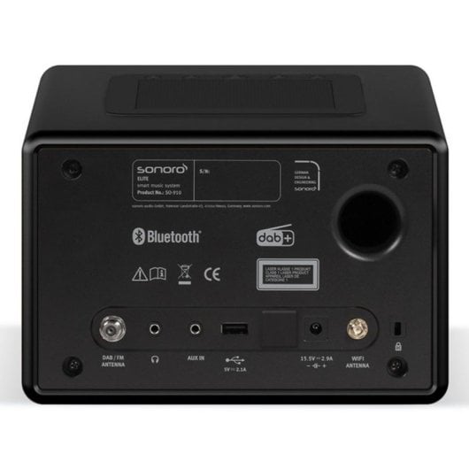 Micro-chaîne Sonoro ELITE 30W RMS Bluetooth Radio DAB+/FM CD Alarme Aux/USB