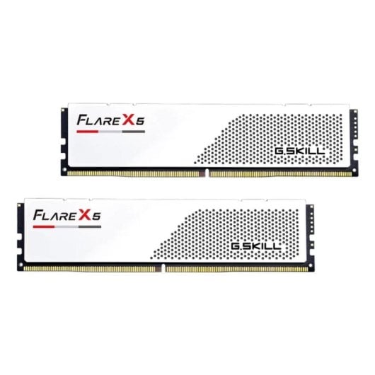 Mémoire RAM G.Skill Flare X5 F5-6000J2836G16GX2-FX5W 32GB 2x16GB Kit DDR5 6000MHz CL28 AMD EXPO Blanc